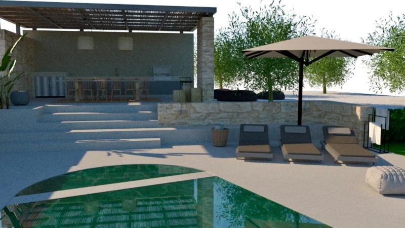 Lefkothea Villas With Large Pool, Bbq & Playground Adelianos Kampos Exterior photo